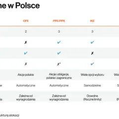 Porównanie IKE i IKZE: IKE oferuje większą elastyczność w wyborze strategii inwestycyjnej niż IKZE.